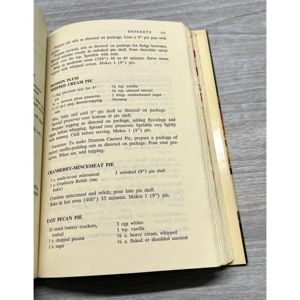 Busy Womans Cookbook by Farm Journal 1971 Make Ahead Recipes Short Cuts